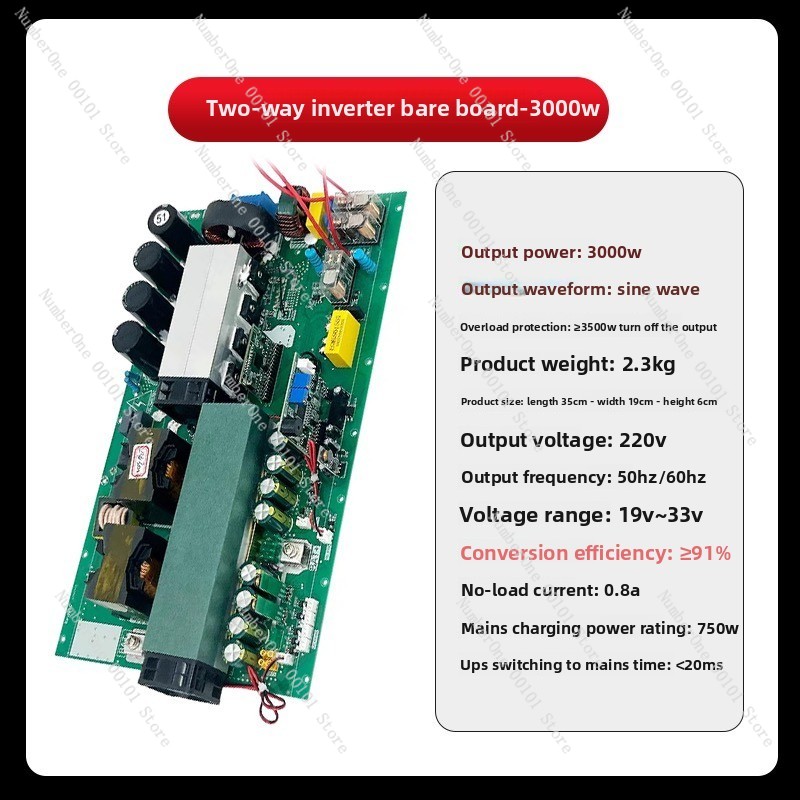 Zuivere sinus bidirectionele o - Pure Sine Wave Inverter Board 24V 48V recensie en prijs