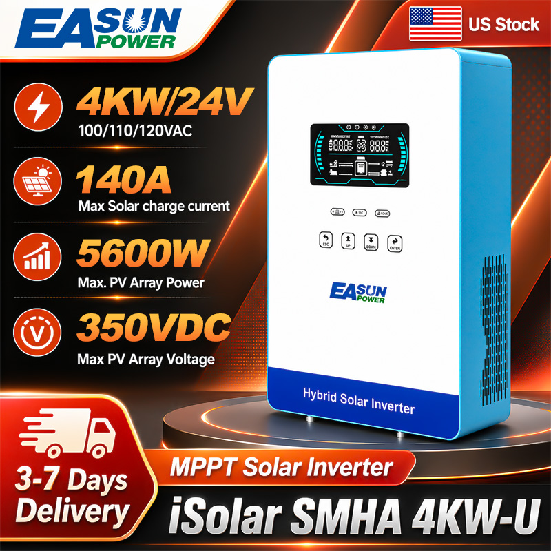 EASUN POWER 4000W 24V Off Grid - Grid Tie Inverter Limiter 2000W recensie en prijs
