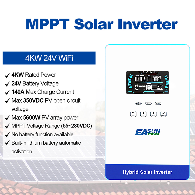 EASUN POWER 4000W 24V Off Grid - Grid Tie Inverter Limiter 2000W recensie en prijs