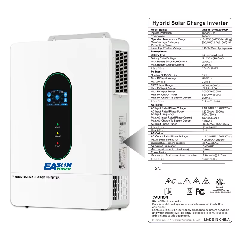 EASUN POWER 12000W 12KW 120V/1 - Grid Tie Inverter Limiter 2000W recensie en prijs