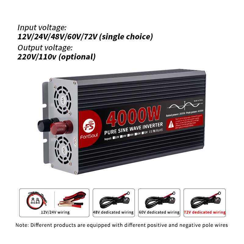 Real Power Zuivere Sinusgolf O - Pure Sine Wave Inverter 5000W 48V 220V recensie en prijs