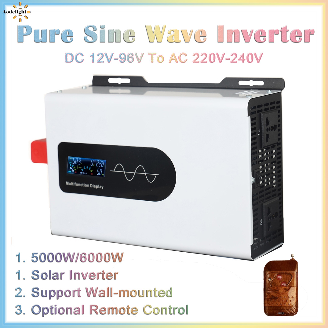 Zuivere Sinus Omvormer 12V 220 - Off Grid Solar Inverter 48V 6000W recensie en prijs