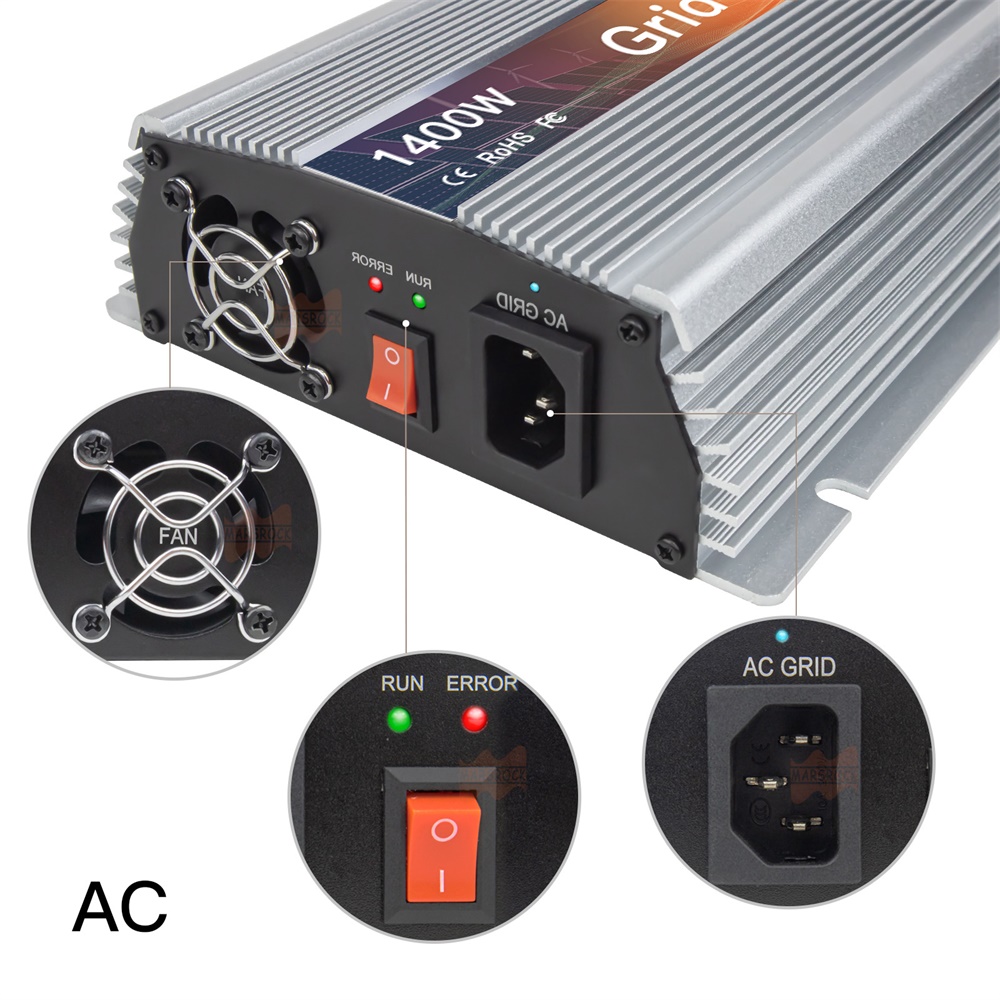 1400W Solar MPPT Micro-omvorme - Micro Inverter 1400W Solar Grid Tie recensie en prijs