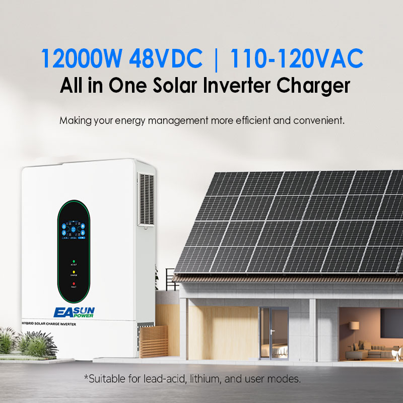 EASUN US 12KW 12000W Split-Pha - Grid Tie Inverter Limiter 2000W recensie en prijs
