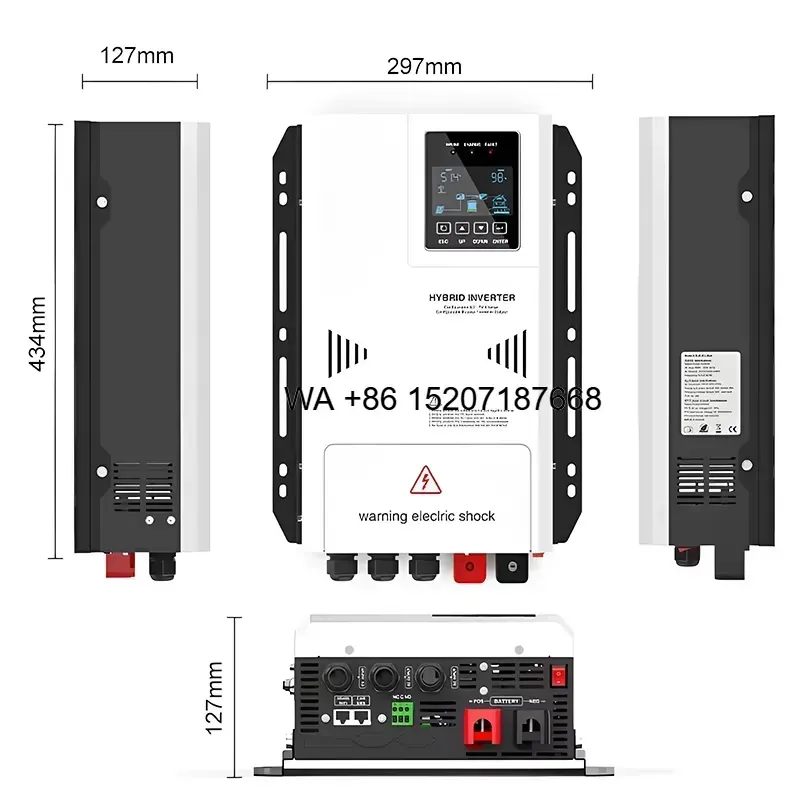 Wmwmnu voor hybride enkelfasig - Hybrid Solar Inverter 5.5Kw Mppt 48V recensie en prijs