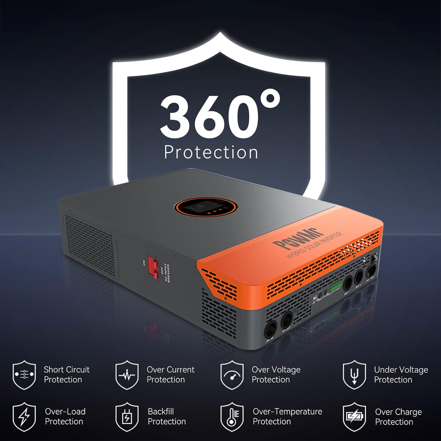 PowMr 10KW gesplitste fase-omv - Split Phase Inverter 10Kw 110V 220V recensie en prijs